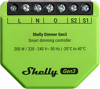 Shelly Dimmer Gen3 – Shelly Europe